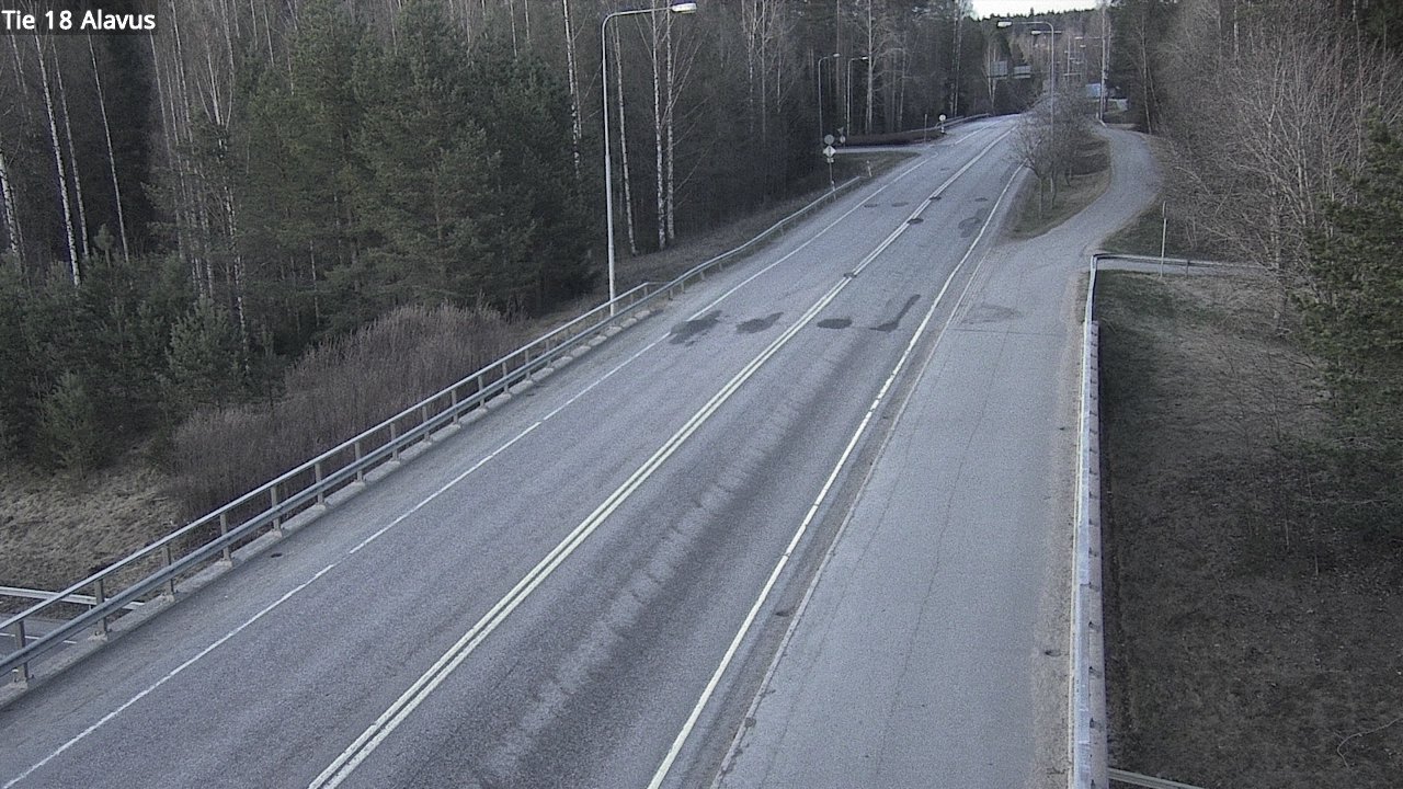 Weather Camera Image Väg 18 Alavo, Alavus, Etelä-Pohjanmaa