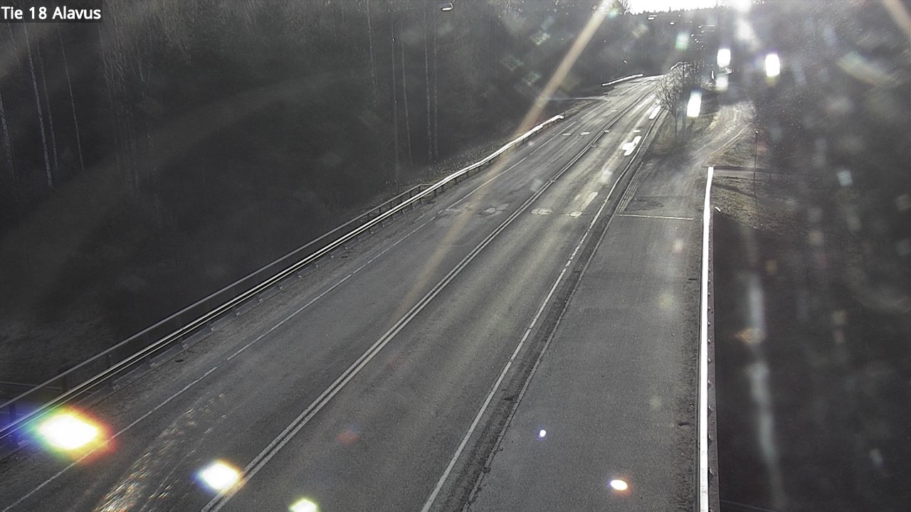 Weather Camera Image Väg 18 Alavo, Alavus, Etelä-Pohjanmaa