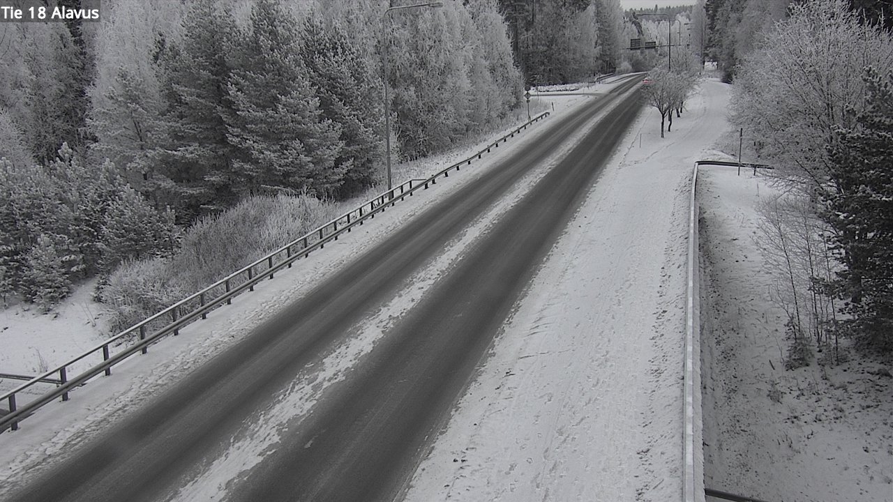 Weather Camera Image Väg 18 Alavo, Alavus, Etelä-Pohjanmaa