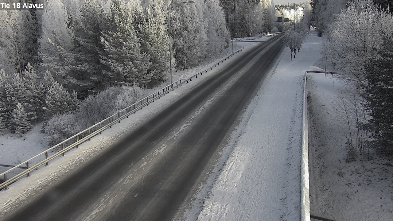 Weather Camera Image Väg 18 Alavo, Alavus, Etelä-Pohjanmaa