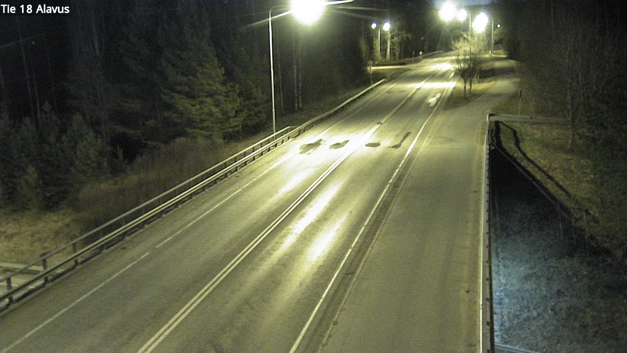 Weather Camera Image Väg 18 Alavo, Alavus, Etelä-Pohjanmaa