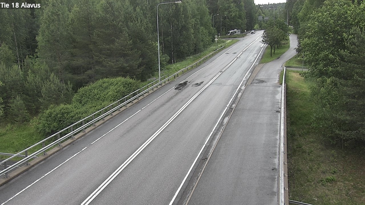 Weather Camera Image Väg 18 Alavo, Alavus, Etelä-Pohjanmaa