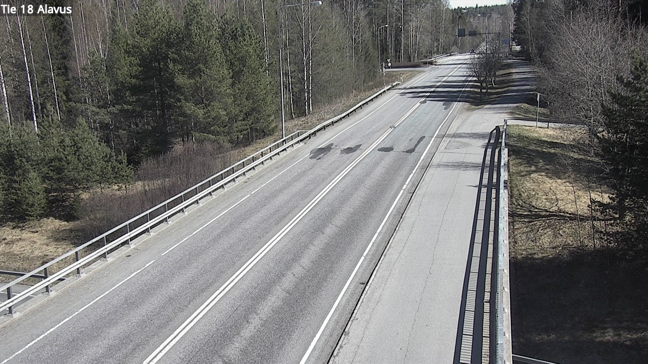 Weather Camera Image Väg 18 Alavo, Alavus, Etelä-Pohjanmaa