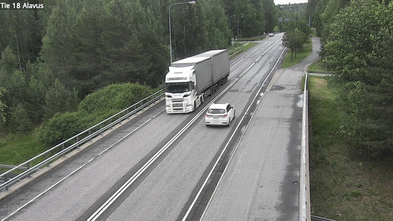 Weather Camera Image Väg 18 Alavo, Alavus, Etelä-Pohjanmaa