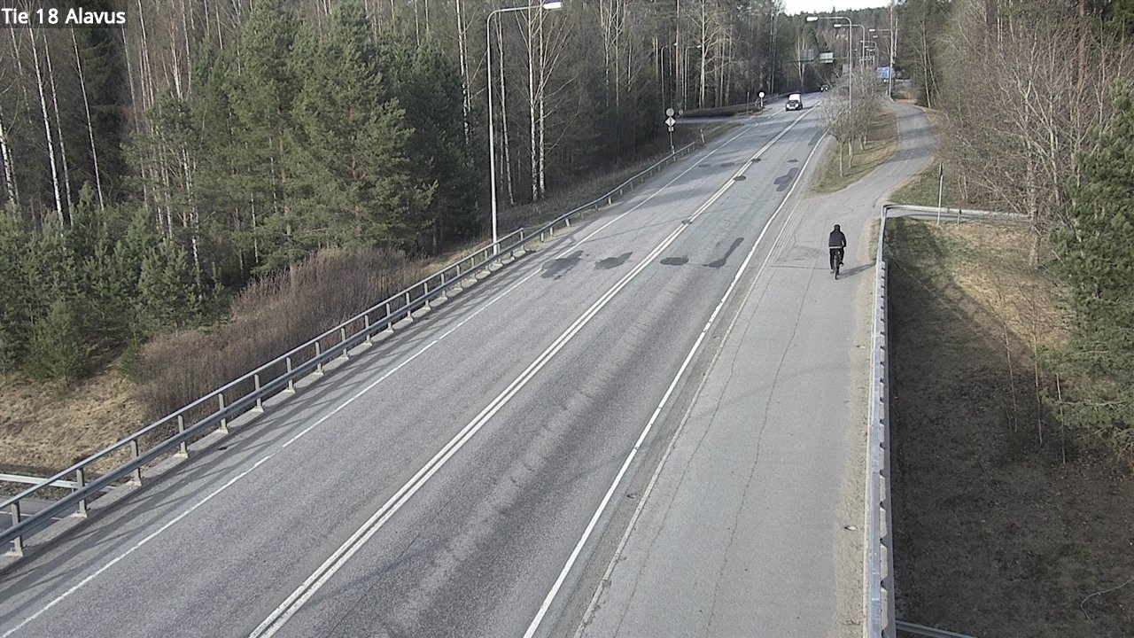 Weather Camera Image Väg 18 Alavo, Alavus, Etelä-Pohjanmaa