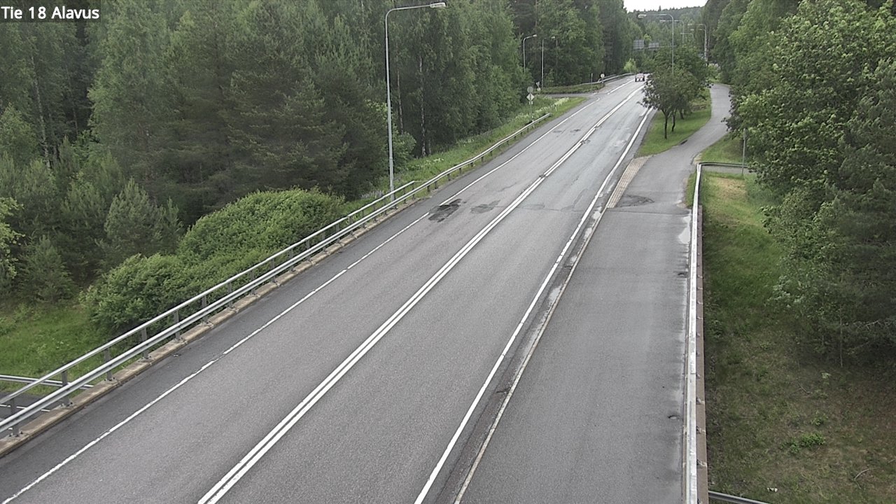 Weather Camera Image Väg 18 Alavo, Alavus, Etelä-Pohjanmaa