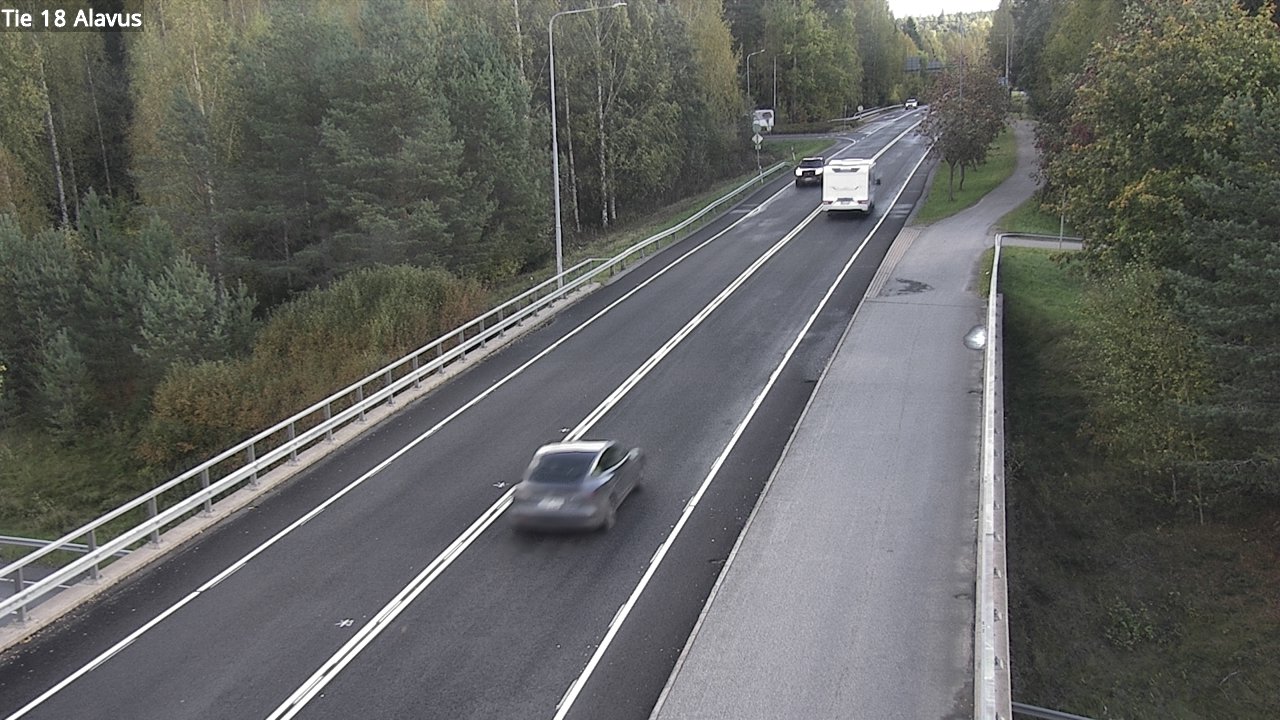 Weather Camera Image Väg 18 Alavo, Alavus, Etelä-Pohjanmaa