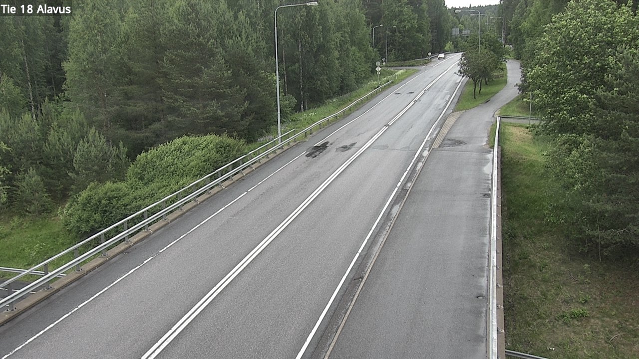 Weather Camera Image Väg 18 Alavo, Alavus, Etelä-Pohjanmaa