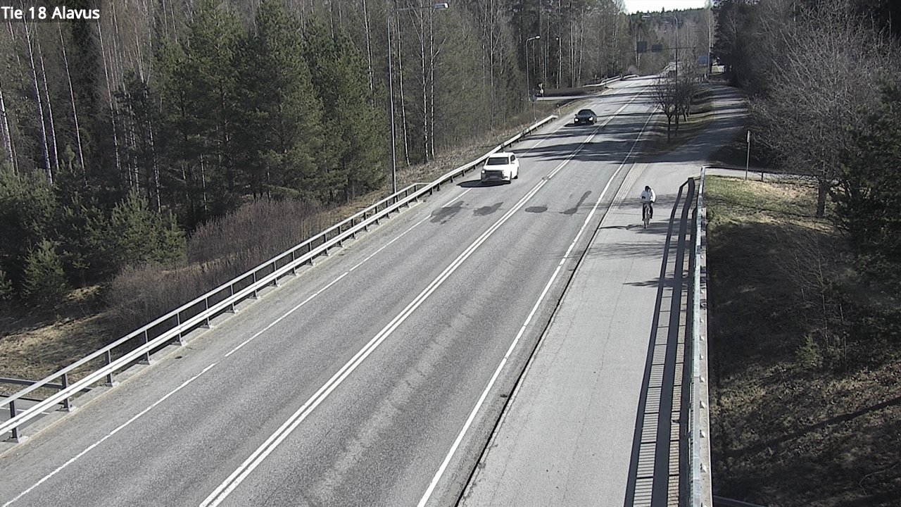 Weather Camera Image Väg 18 Alavo, Alavus, Etelä-Pohjanmaa