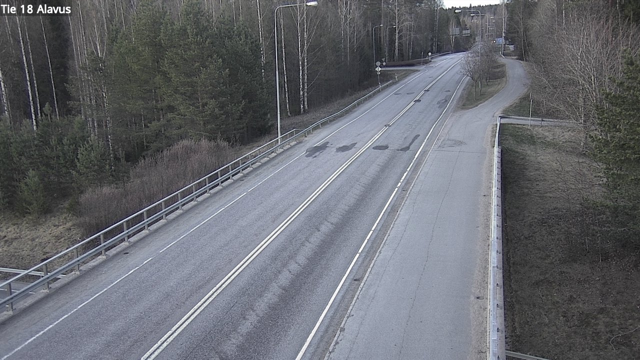 Weather Camera Image Väg 18 Alavo, Alavus, Etelä-Pohjanmaa