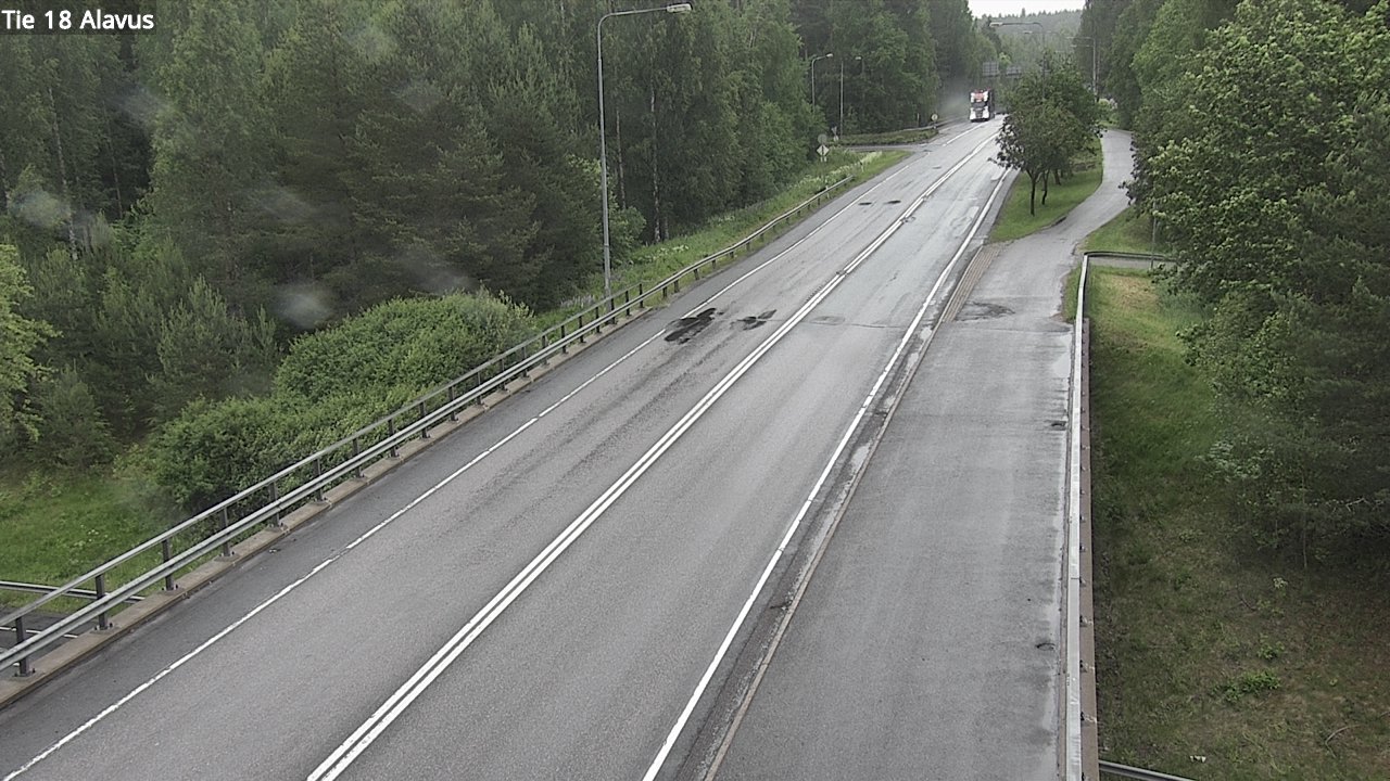 Weather Camera Image Väg 18 Alavo, Alavus, Etelä-Pohjanmaa