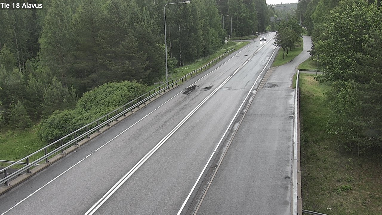 Weather Camera Image Väg 18 Alavo, Alavus, Etelä-Pohjanmaa