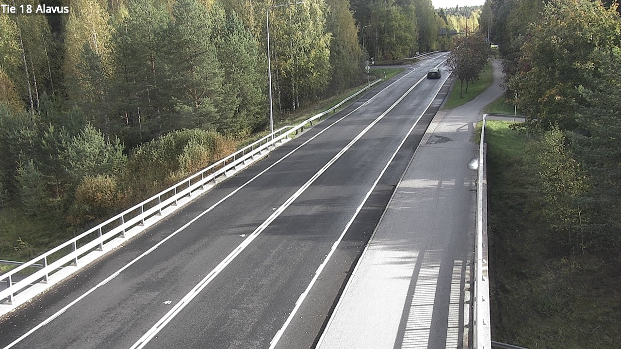 Weather Camera Image Väg 18 Alavo, Alavus, Etelä-Pohjanmaa