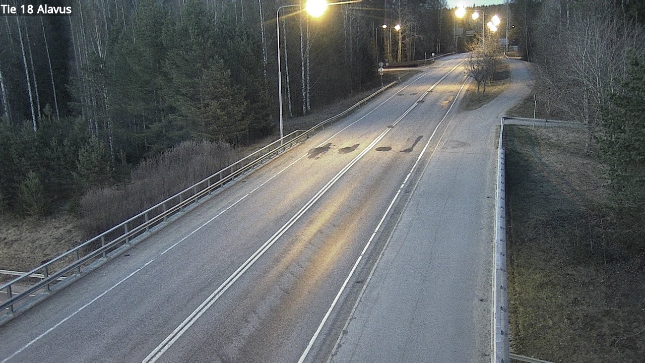 Weather Camera Image Väg 18 Alavo, Alavus, Etelä-Pohjanmaa