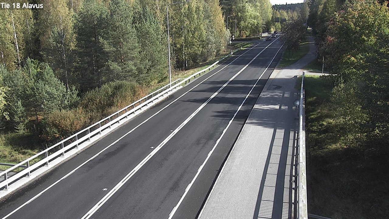 Weather Camera Image Väg 18 Alavo, Alavus, Etelä-Pohjanmaa