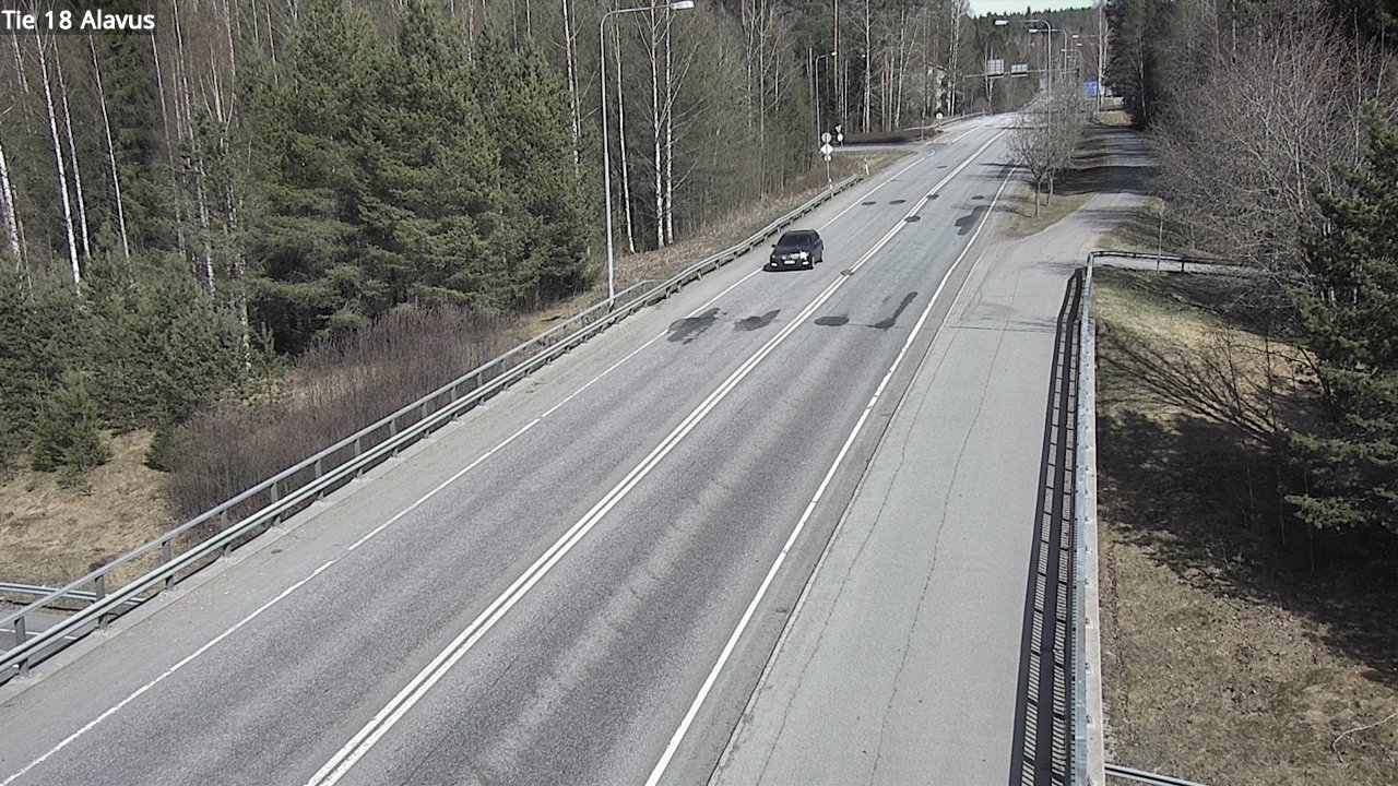Weather Camera Image Väg 18 Alavo, Alavus, Etelä-Pohjanmaa