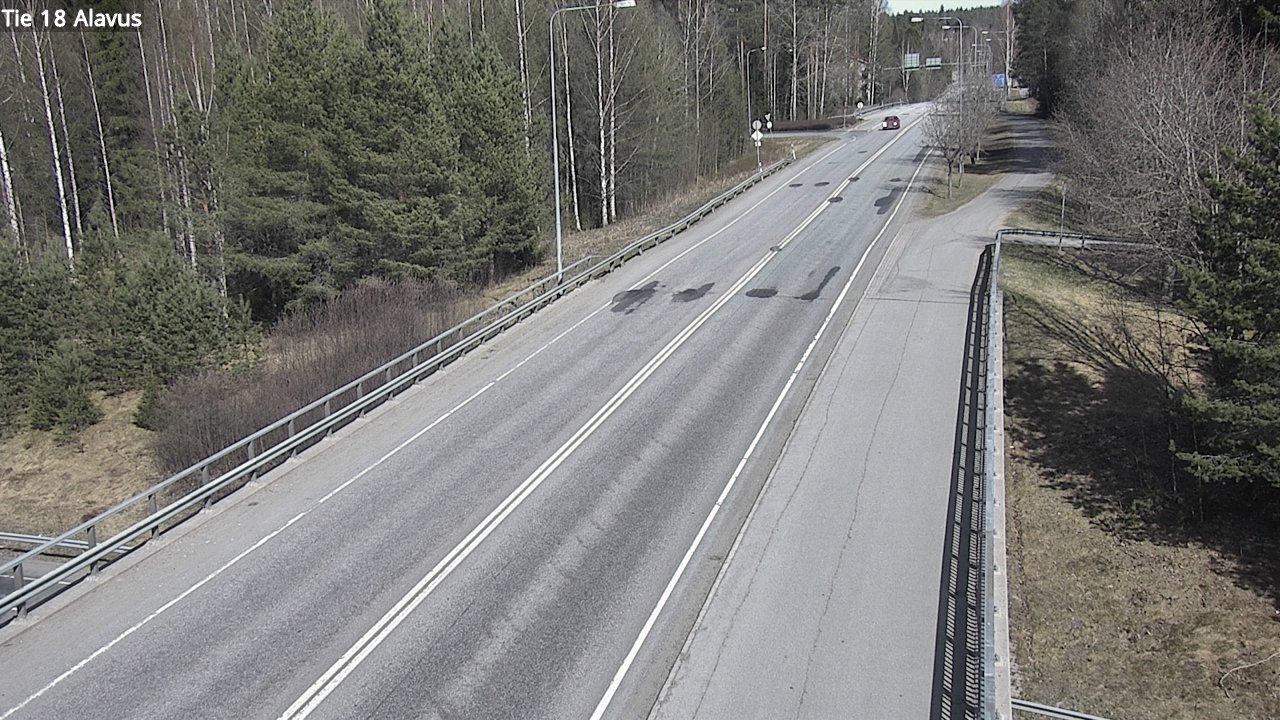 Weather Camera Image Väg 18 Alavo, Alavus, Etelä-Pohjanmaa