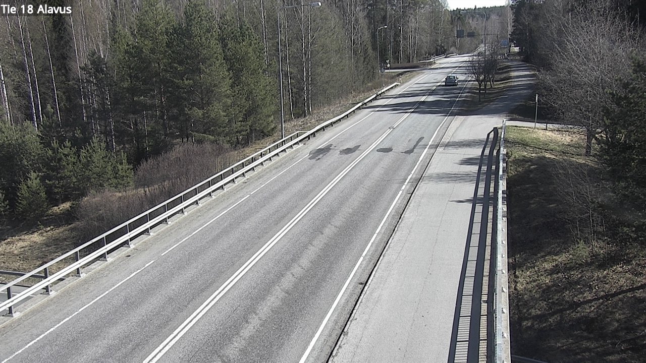 Weather Camera Image Väg 18 Alavo, Alavus, Etelä-Pohjanmaa