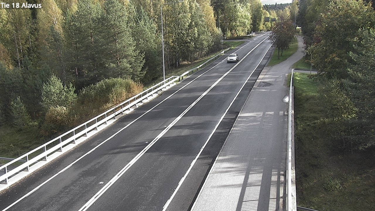 Weather Camera Image Väg 18 Alavo, Alavus, Etelä-Pohjanmaa