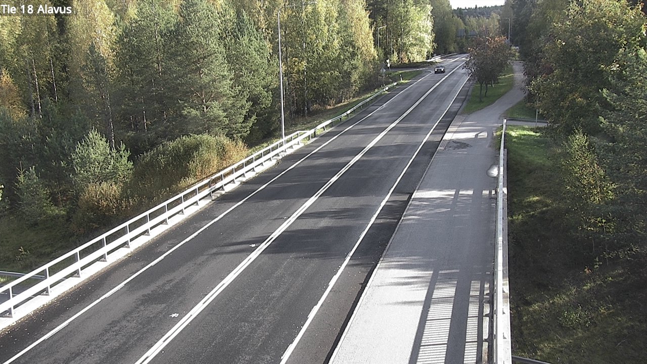 Weather Camera Image Väg 18 Alavo, Alavus, Etelä-Pohjanmaa