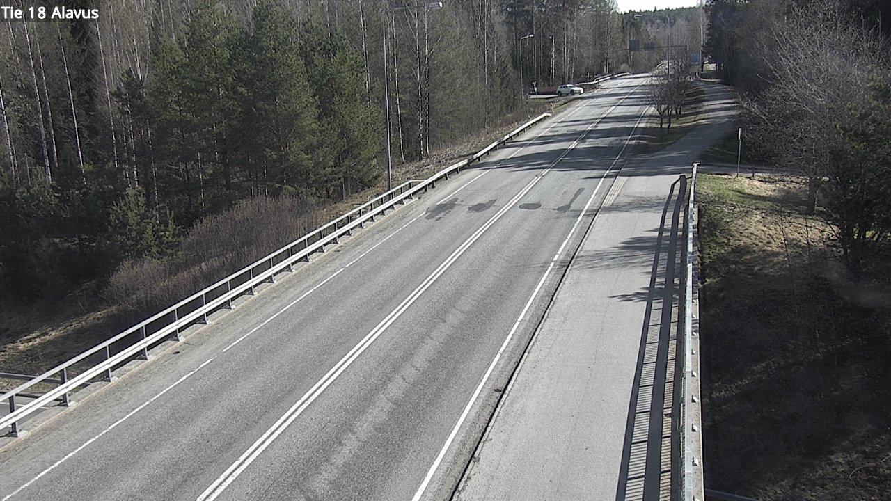 Weather Camera Image Väg 18 Alavo, Alavus, Etelä-Pohjanmaa