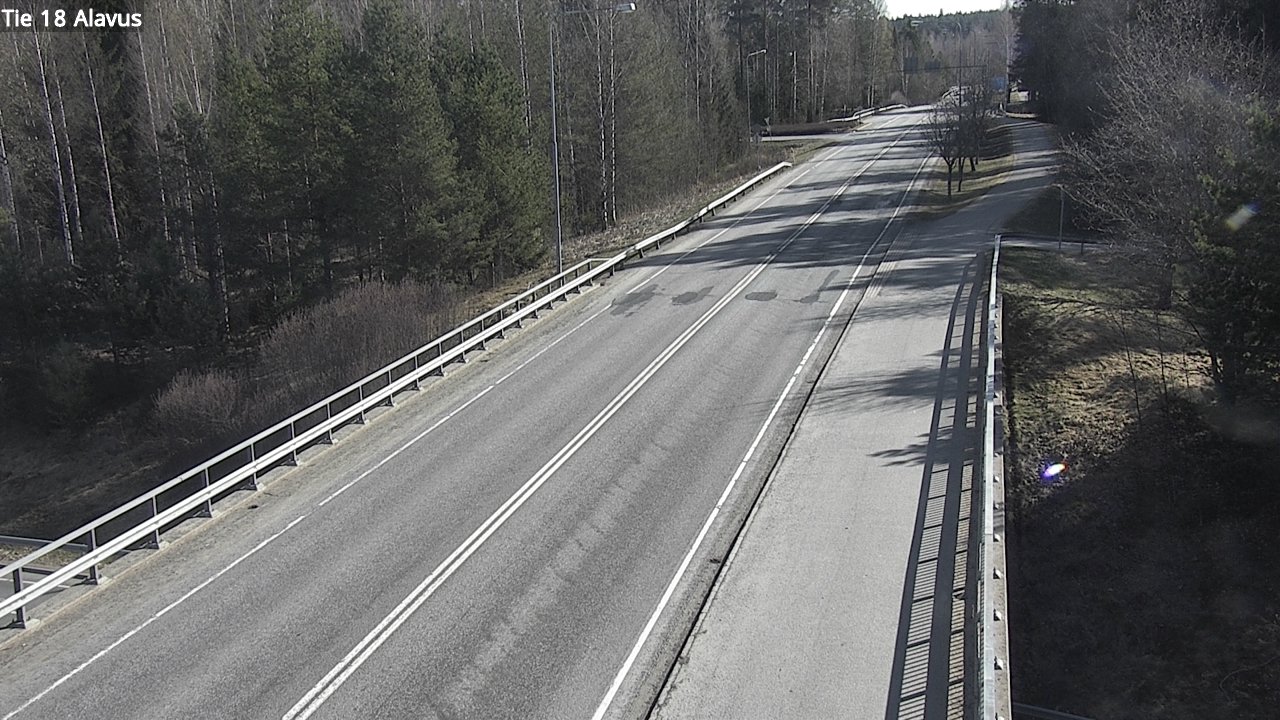 Weather Camera Image Väg 18 Alavo, Alavus, Etelä-Pohjanmaa