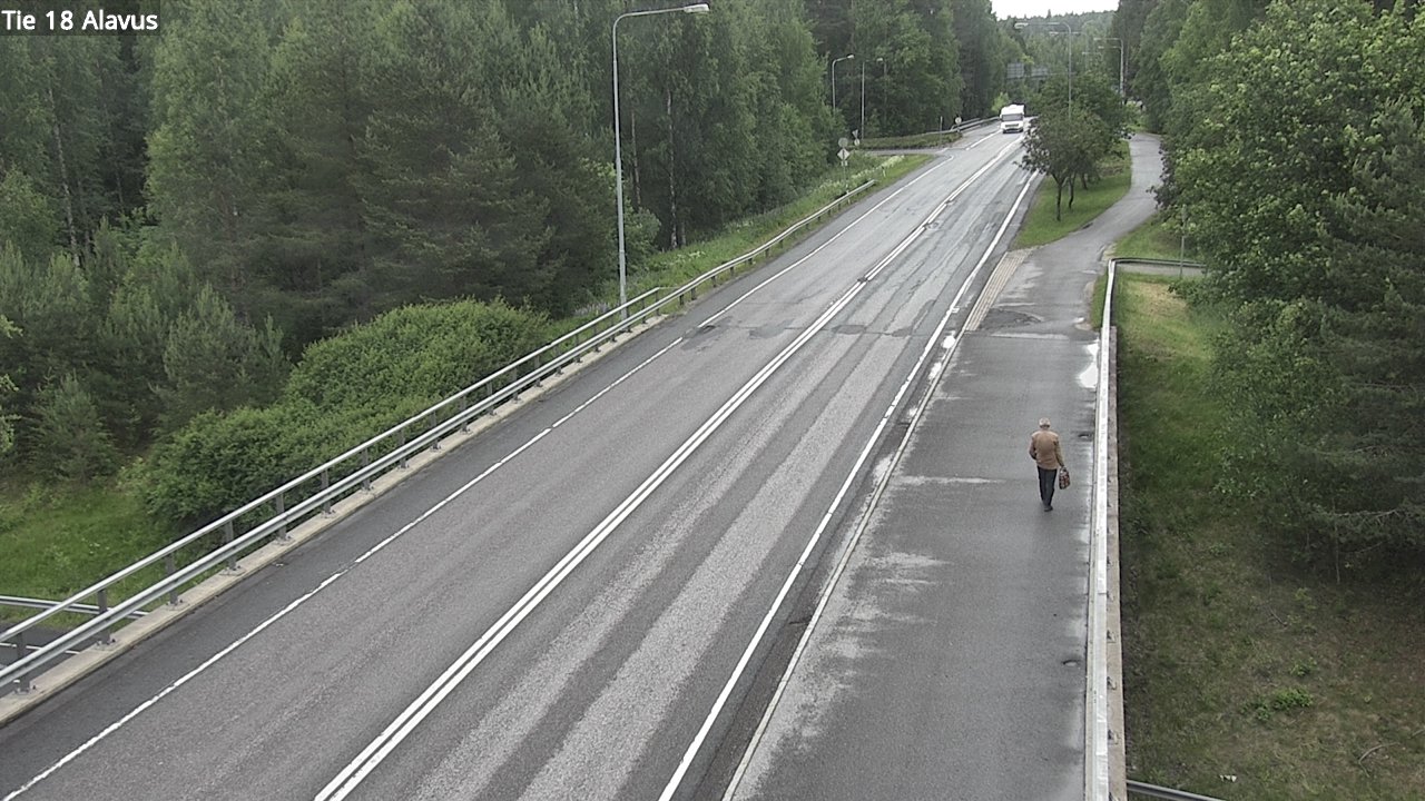 Weather Camera Image Väg 18 Alavo, Alavus, Etelä-Pohjanmaa