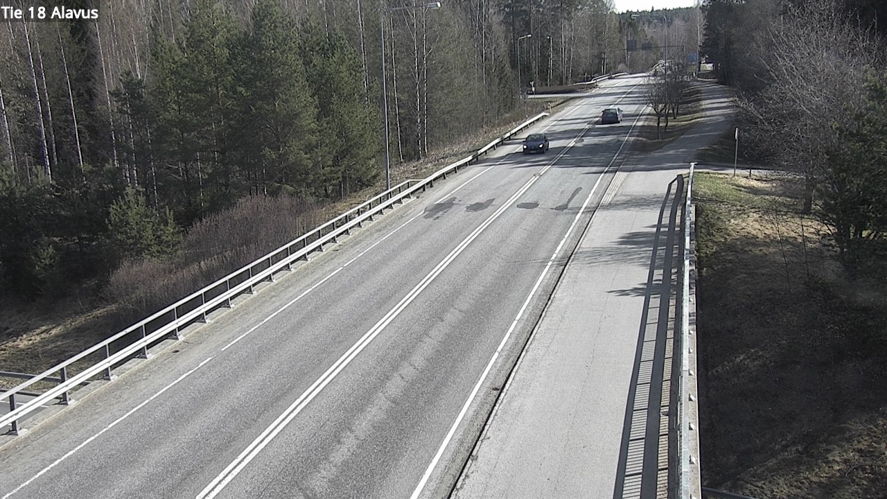Weather Camera Image Väg 18 Alavo, Alavus, Etelä-Pohjanmaa