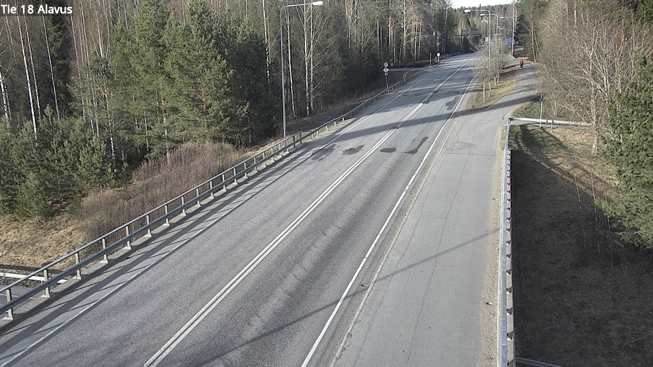 Weather Camera Image Väg 18 Alavo, Alavus, Etelä-Pohjanmaa
