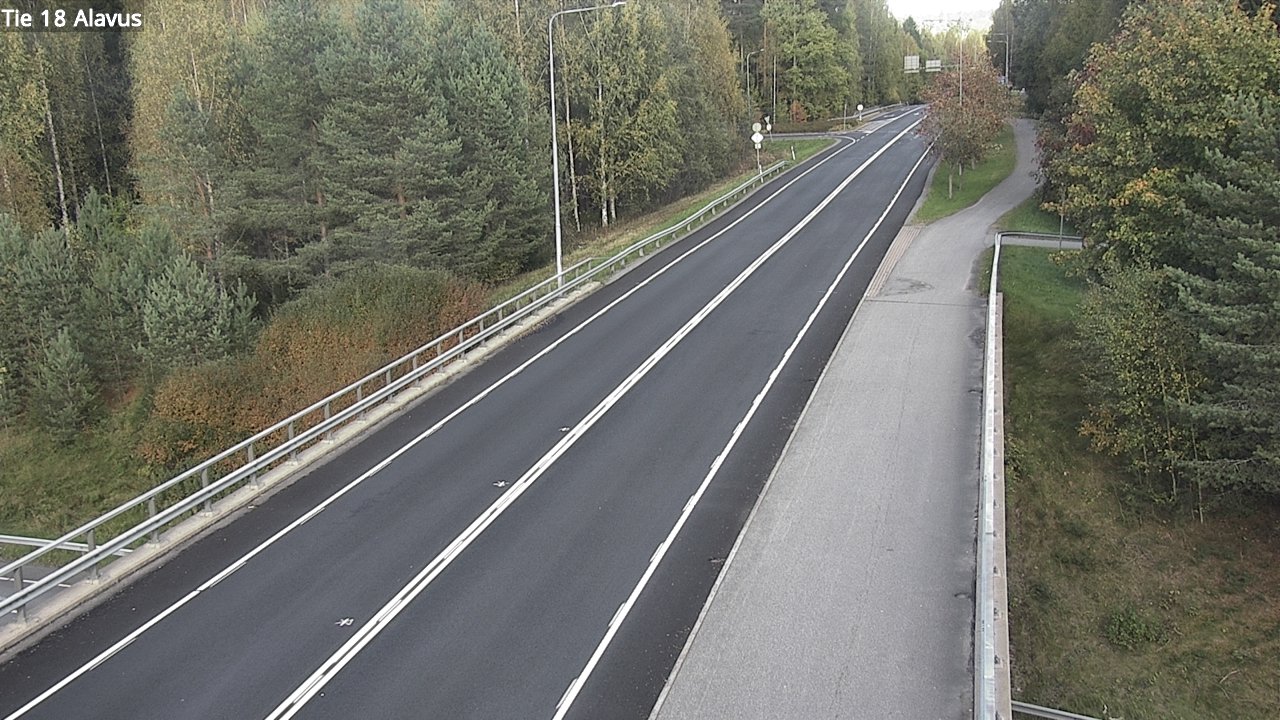 Weather Camera Image Road 18 Alavus, Alavus, Etelä-Pohjanmaa