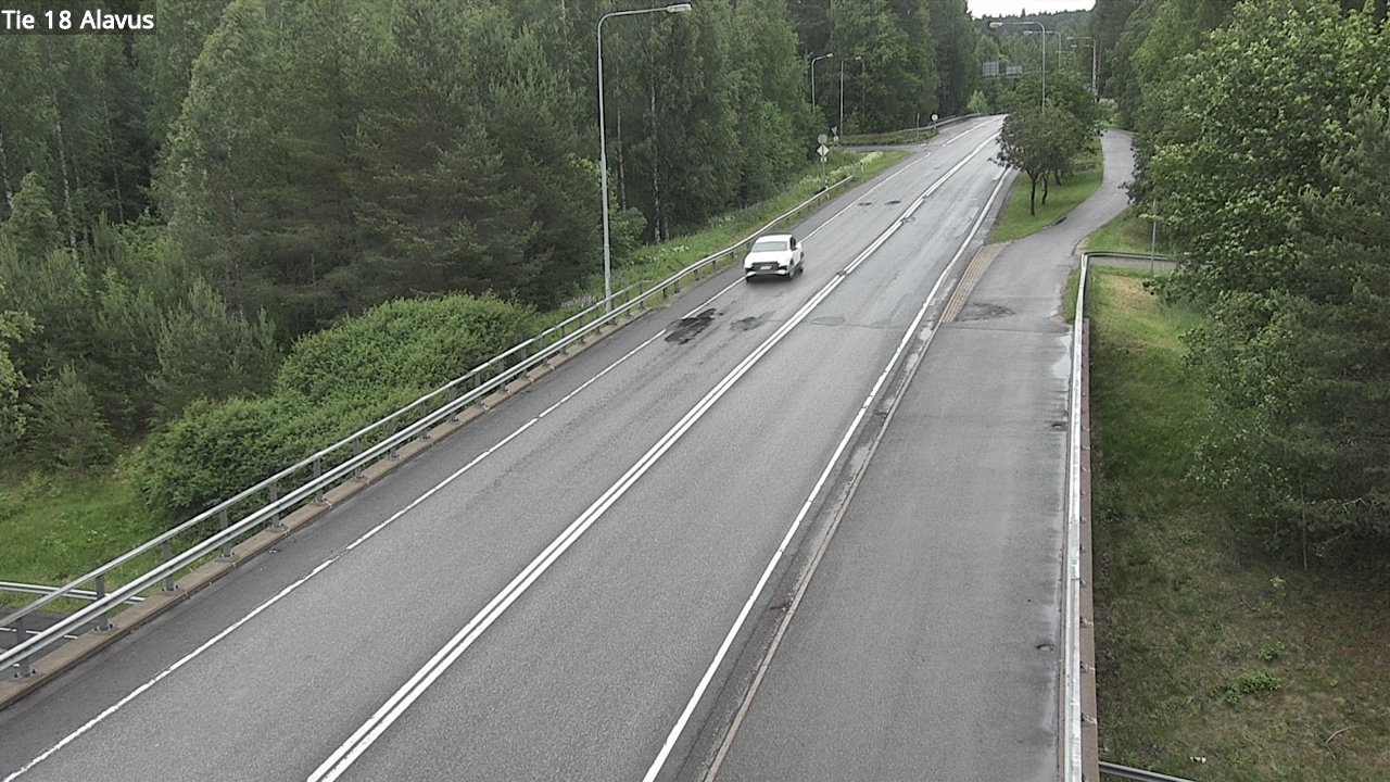 Weather Camera Image Väg 18 Alavo, Alavus, Etelä-Pohjanmaa