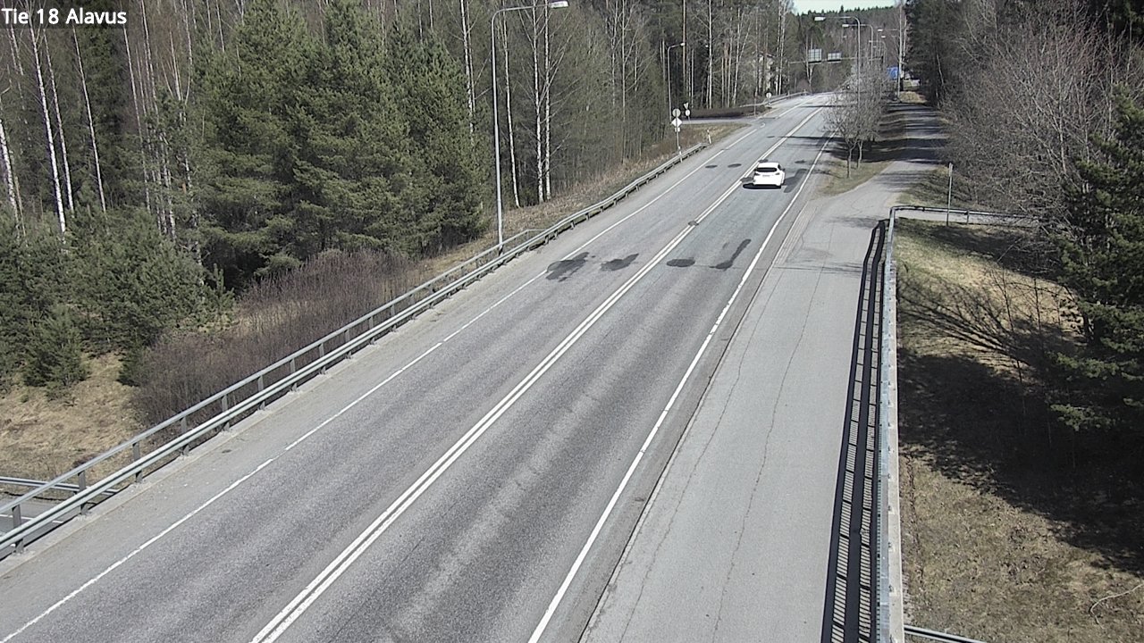 Weather Camera Image Väg 18 Alavo, Alavus, Etelä-Pohjanmaa