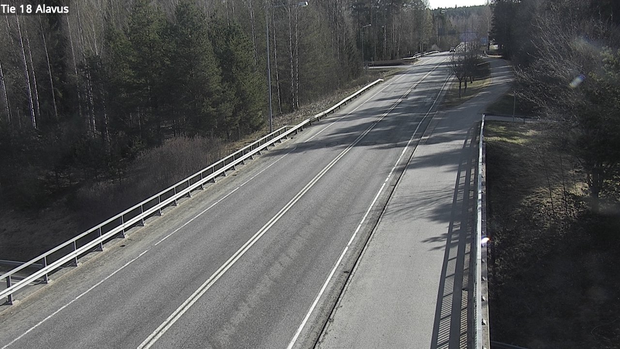 Weather Camera Image Väg 18 Alavo, Alavus, Etelä-Pohjanmaa