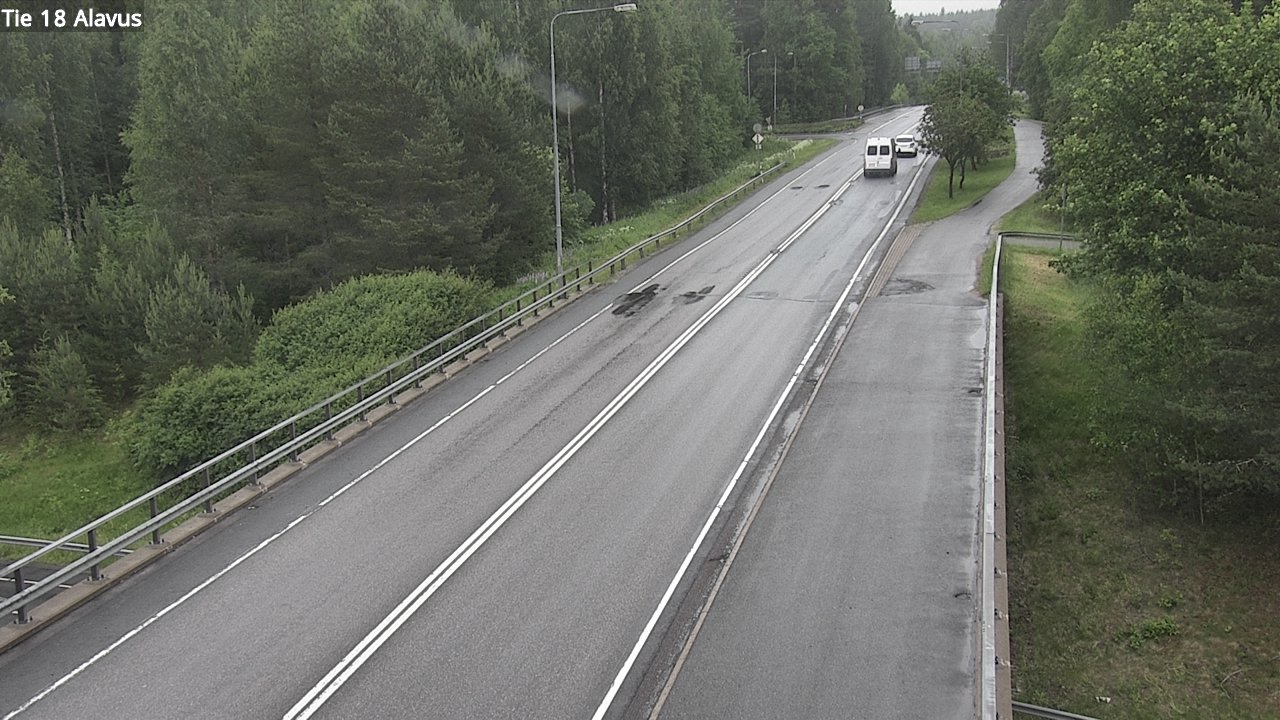 Weather Camera Image Väg 18 Alavo, Alavus, Etelä-Pohjanmaa