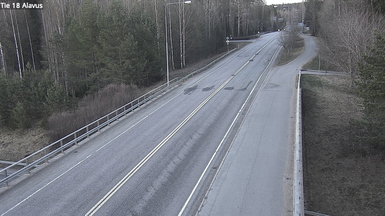 Weather Camera Image Väg 18 Alavo, Alavus, Etelä-Pohjanmaa