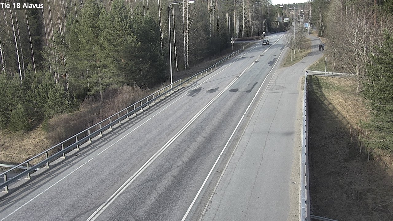 Weather Camera Image Väg 18 Alavo, Alavus, Etelä-Pohjanmaa