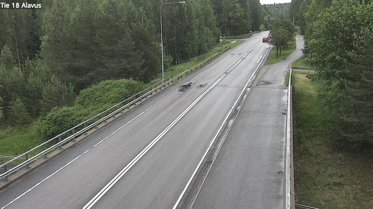 Weather Camera Image Väg 18 Alavo, Alavus, Etelä-Pohjanmaa
