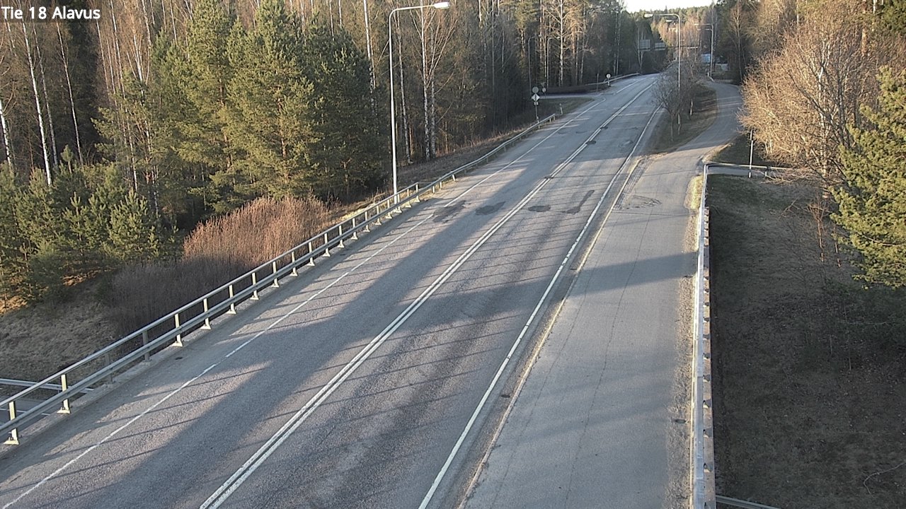 Weather Camera Image Väg 18 Alavo, Alavus, Etelä-Pohjanmaa