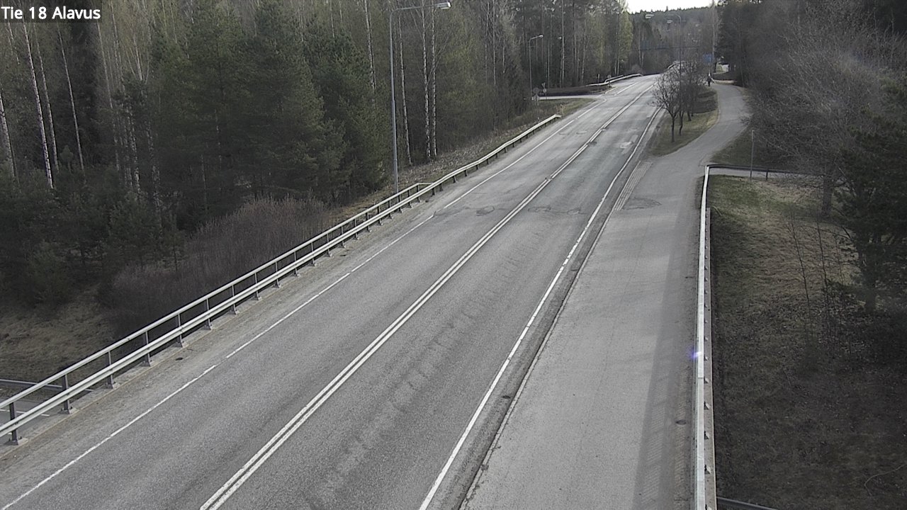 Weather Camera Image Road 18 Alavus, Alavus, Etelä-Pohjanmaa
