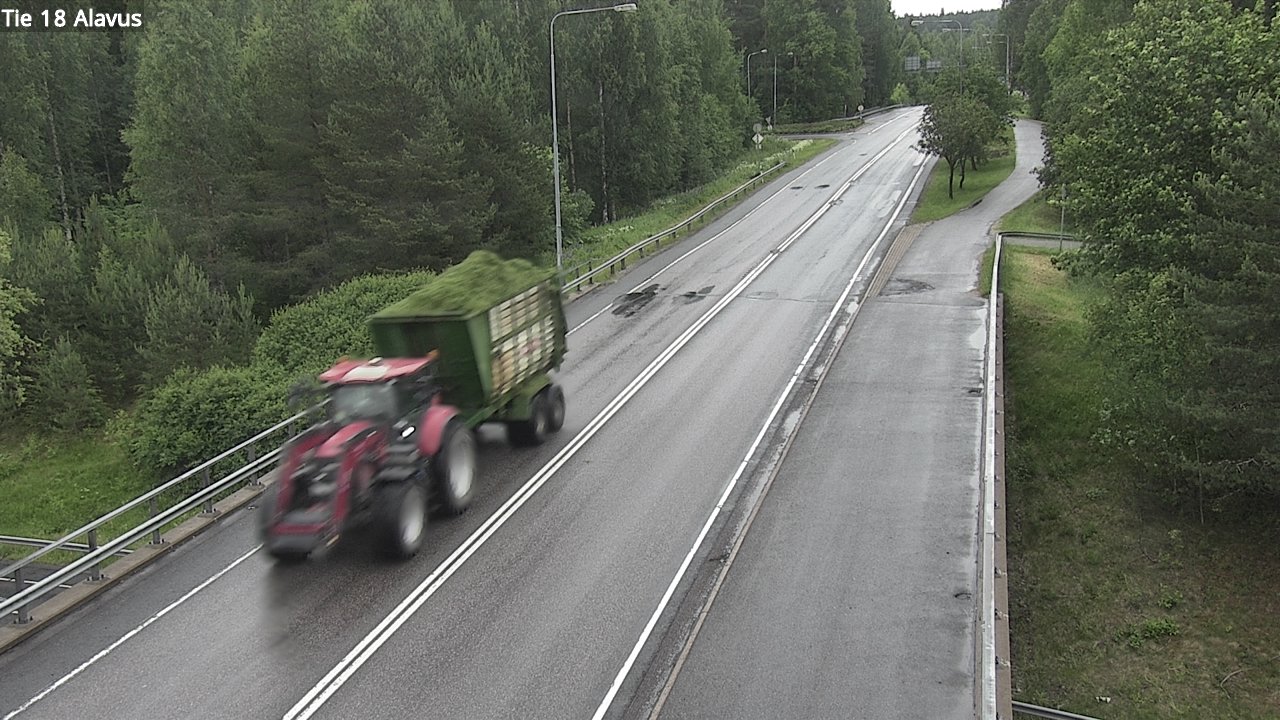 Weather Camera Image Väg 18 Alavo, Alavus, Etelä-Pohjanmaa