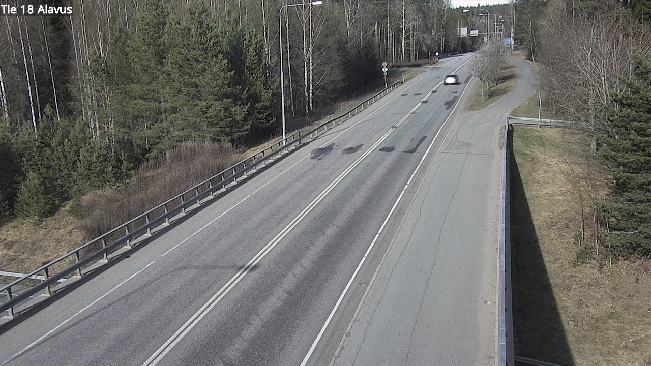 Weather Camera Image Väg 18 Alavo, Alavus, Etelä-Pohjanmaa