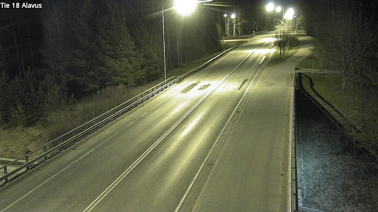 Weather Camera Image Väg 18 Alavo, Alavus, Etelä-Pohjanmaa