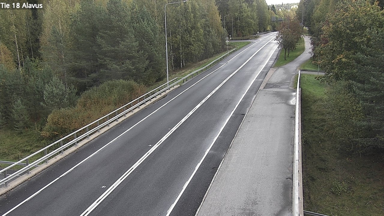 Weather Camera Image Väg 18 Alavo, Alavus, Etelä-Pohjanmaa