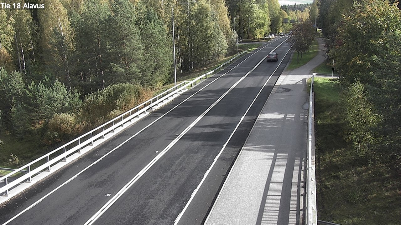 Weather Camera Image Väg 18 Alavo, Alavus, Etelä-Pohjanmaa
