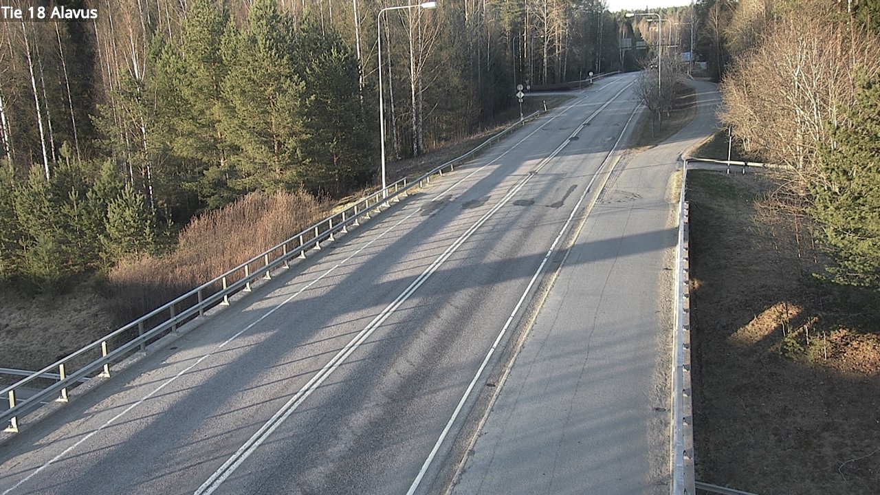 Weather Camera Image Väg 18 Alavo, Alavus, Etelä-Pohjanmaa