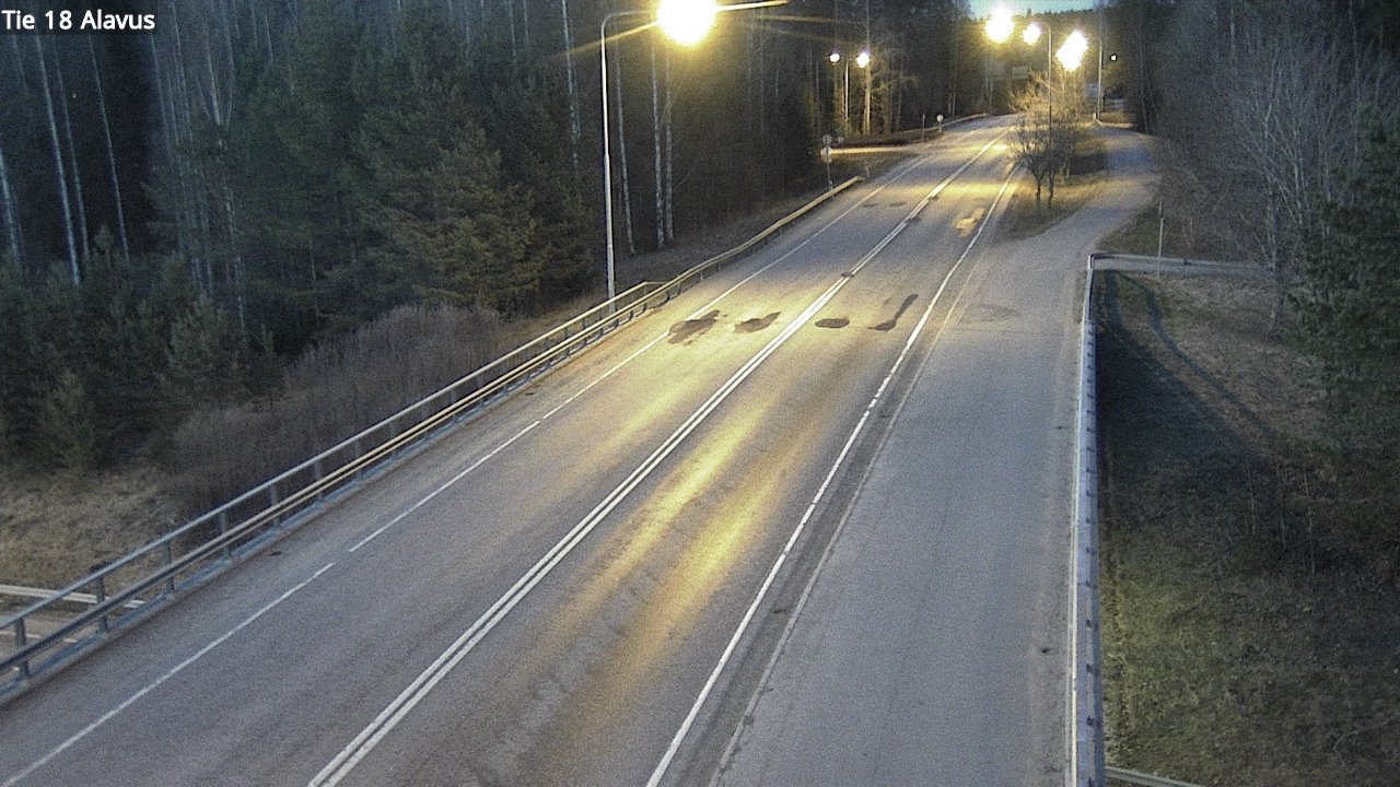 Weather Camera Image Väg 18 Alavo, Alavus, Etelä-Pohjanmaa