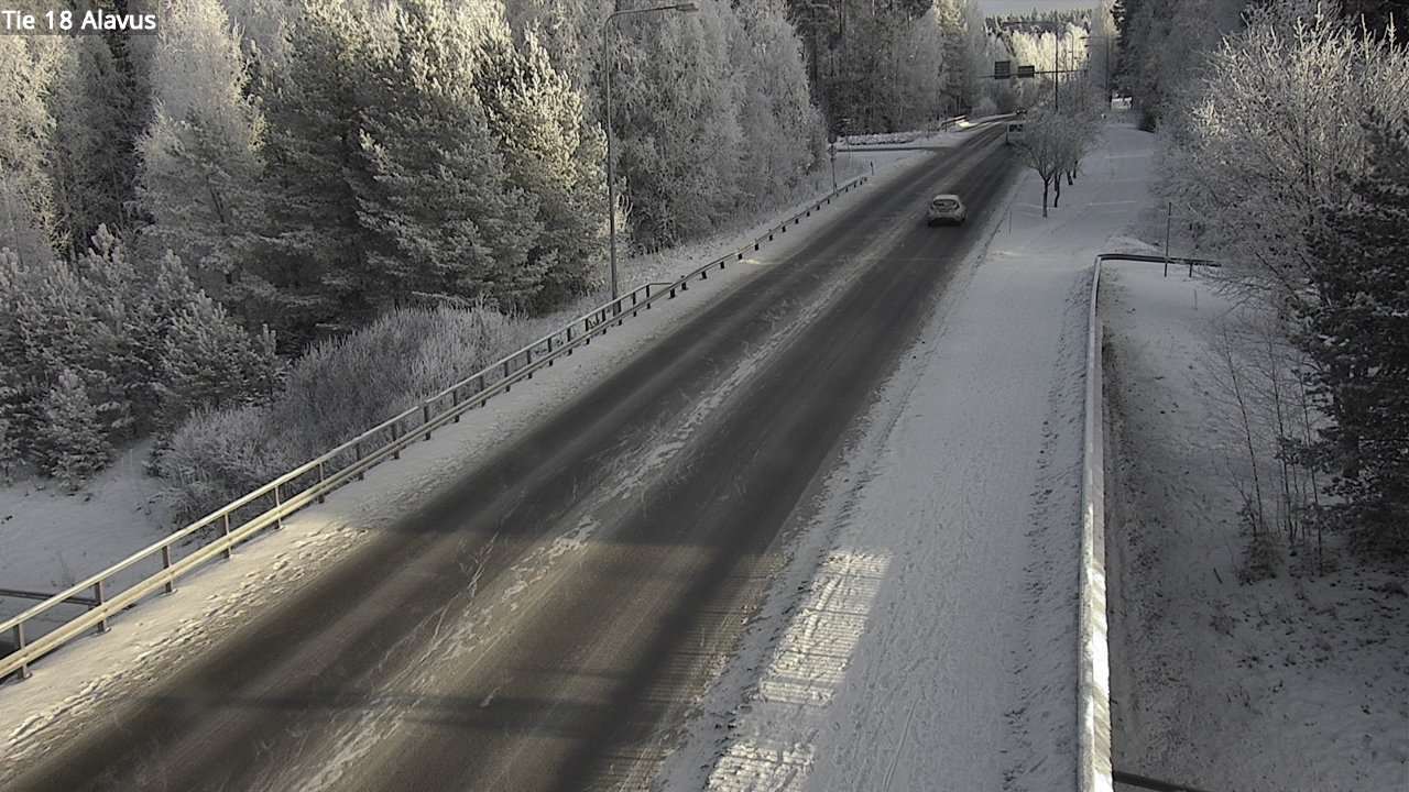 Weather Camera Image Väg 18 Alavo, Alavus, Etelä-Pohjanmaa