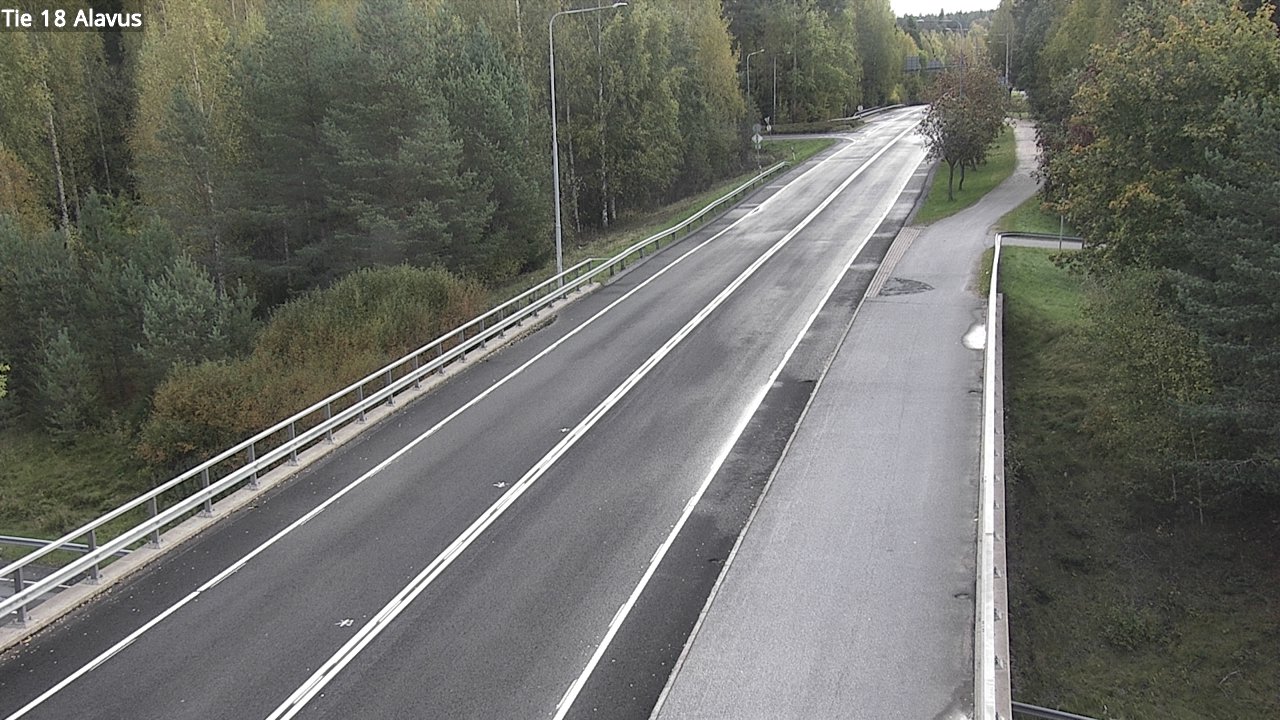 Weather Camera Image Väg 18 Alavo, Alavus, Etelä-Pohjanmaa