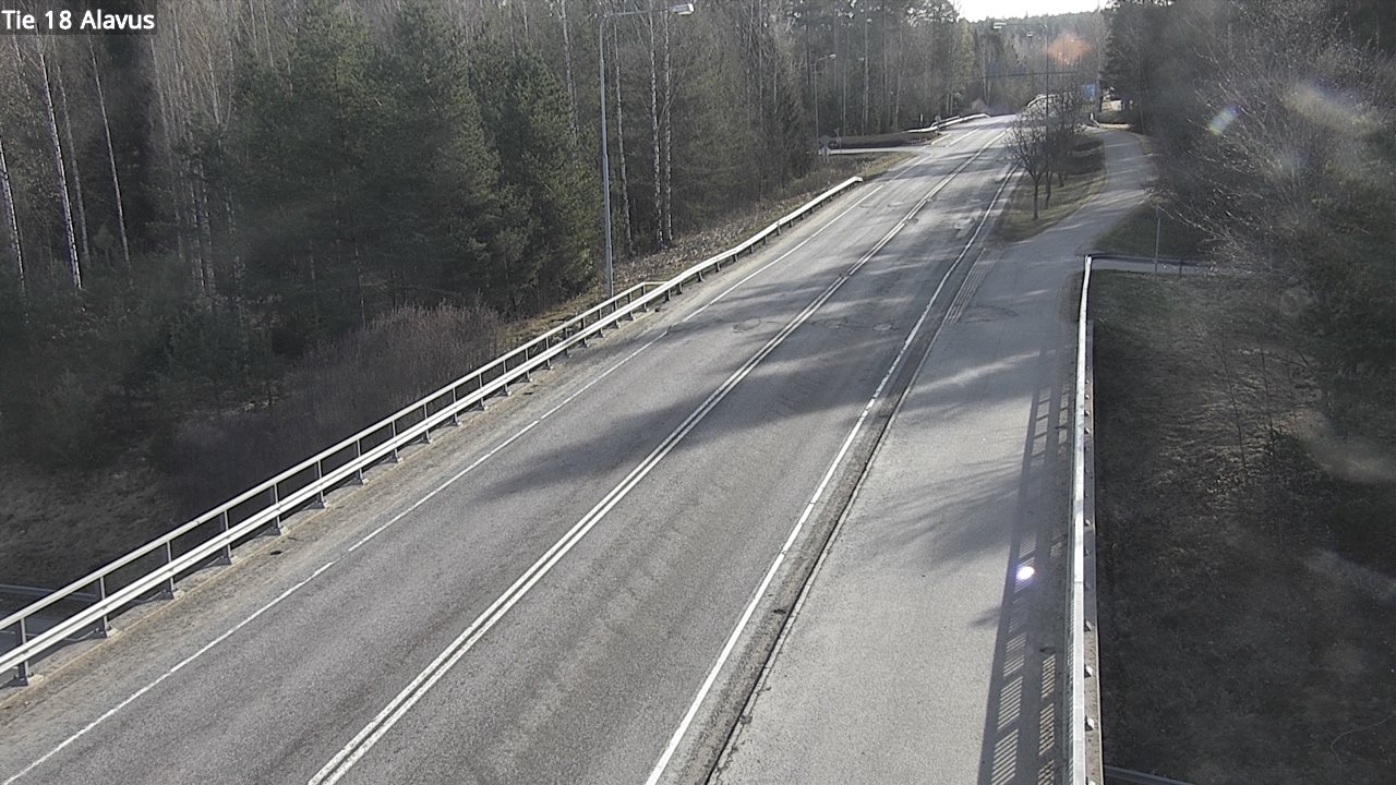 Weather Camera Image Väg 18 Alavo, Alavus, Etelä-Pohjanmaa