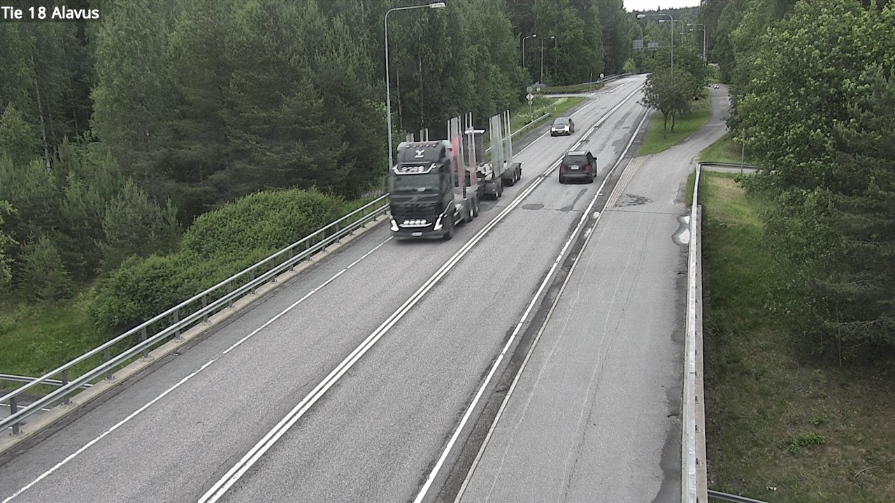 Weather Camera Image Väg 18 Alavo, Alavus, Etelä-Pohjanmaa